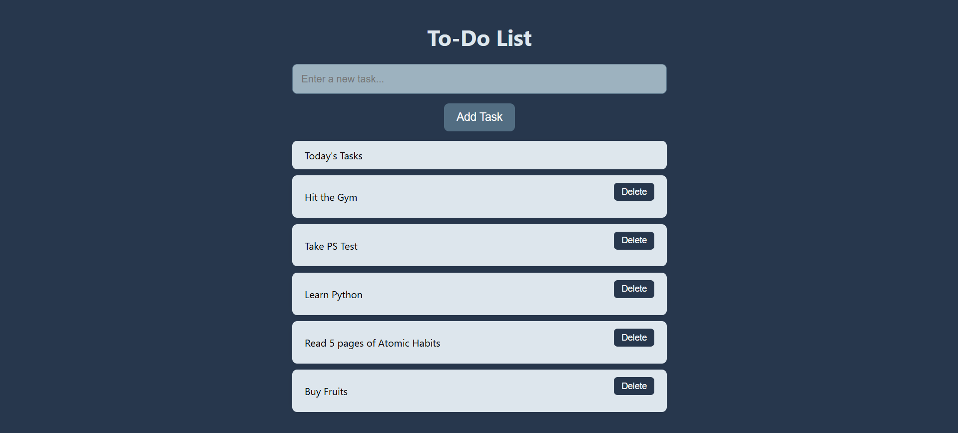 To-Do List